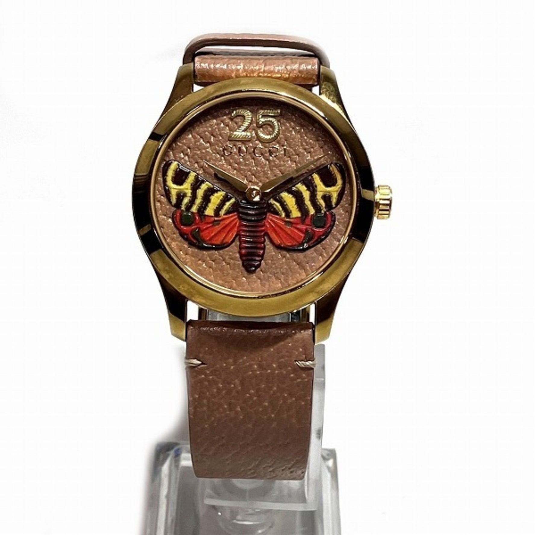 Gucci G Timeless Butterfly YA1264063 126・4 Quartz Watch Wristwatch for Men and Women