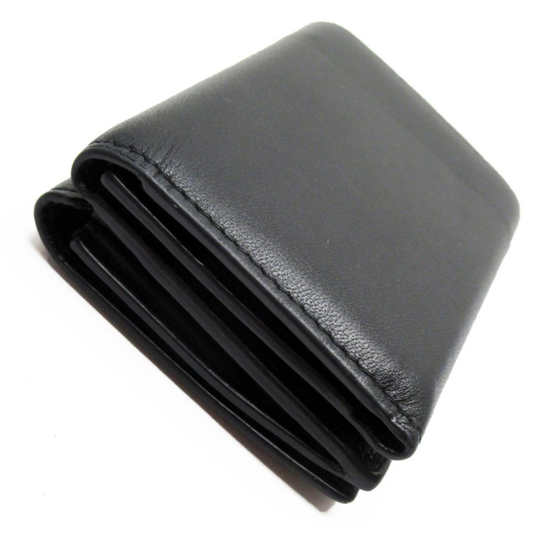 BALENCIAGA Tri-fold Wallet Leather Men's