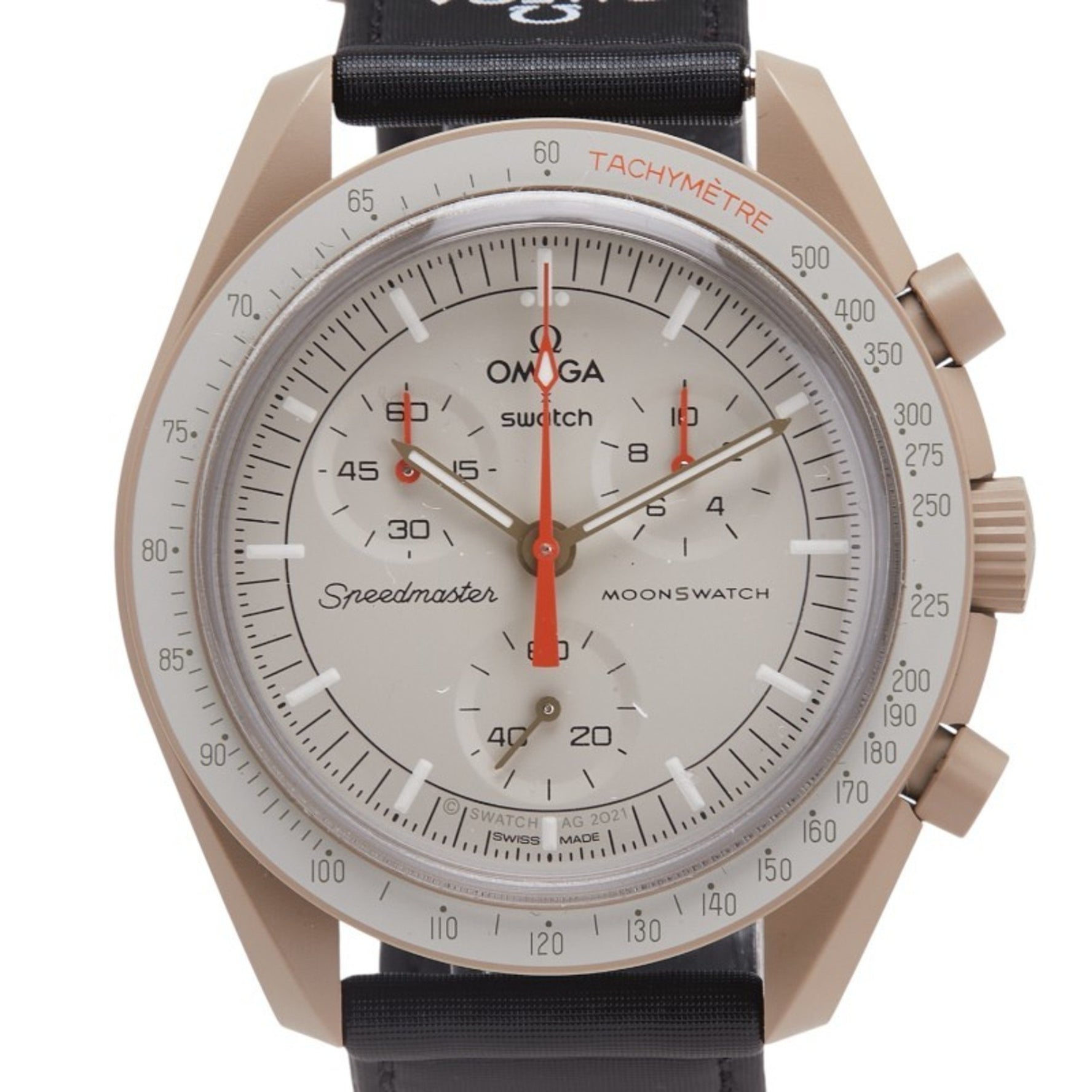 OMEGA x Swatch MoonSwatch Mission to Jupiter Watch Quartz Dial Ceramic Nylon