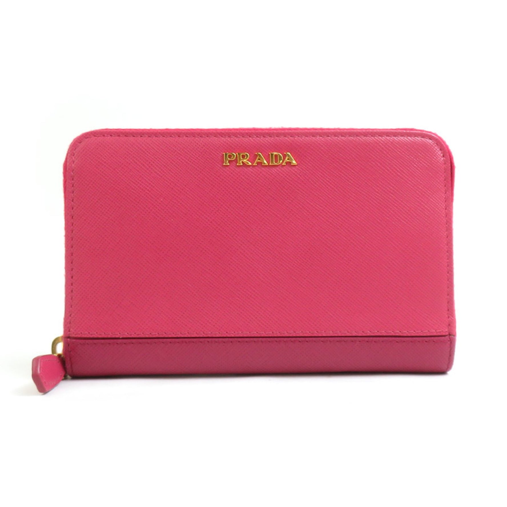 Prada Compact Wallet in Pink Leather for Women (h31458a)