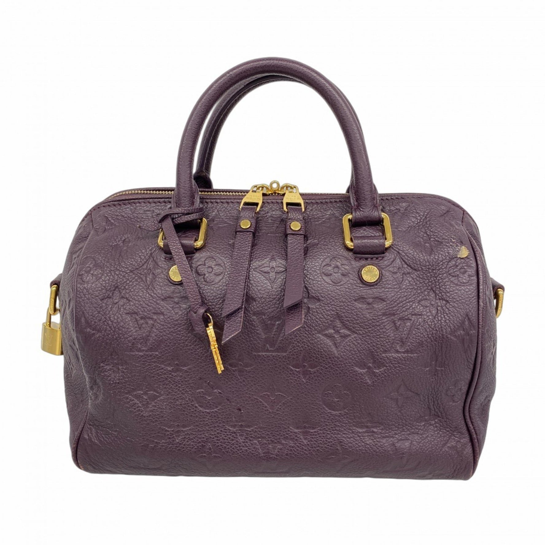 Louis Vuitton Monogram Empreinte Speedy Bandouliere 25 Handbag M40765 Orb Women's