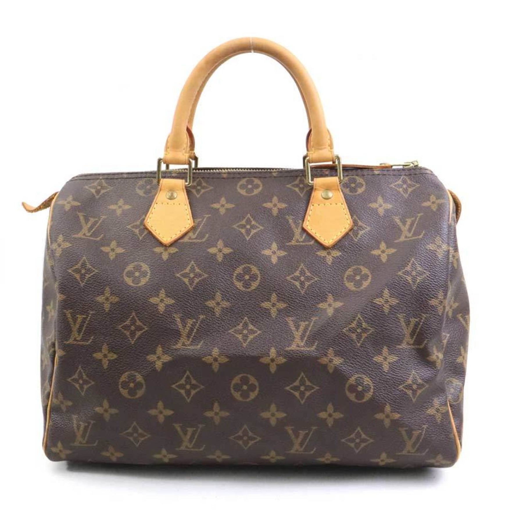 Louis Vuitton Monogram Speedy 30 Handbag in Canvas, Brown