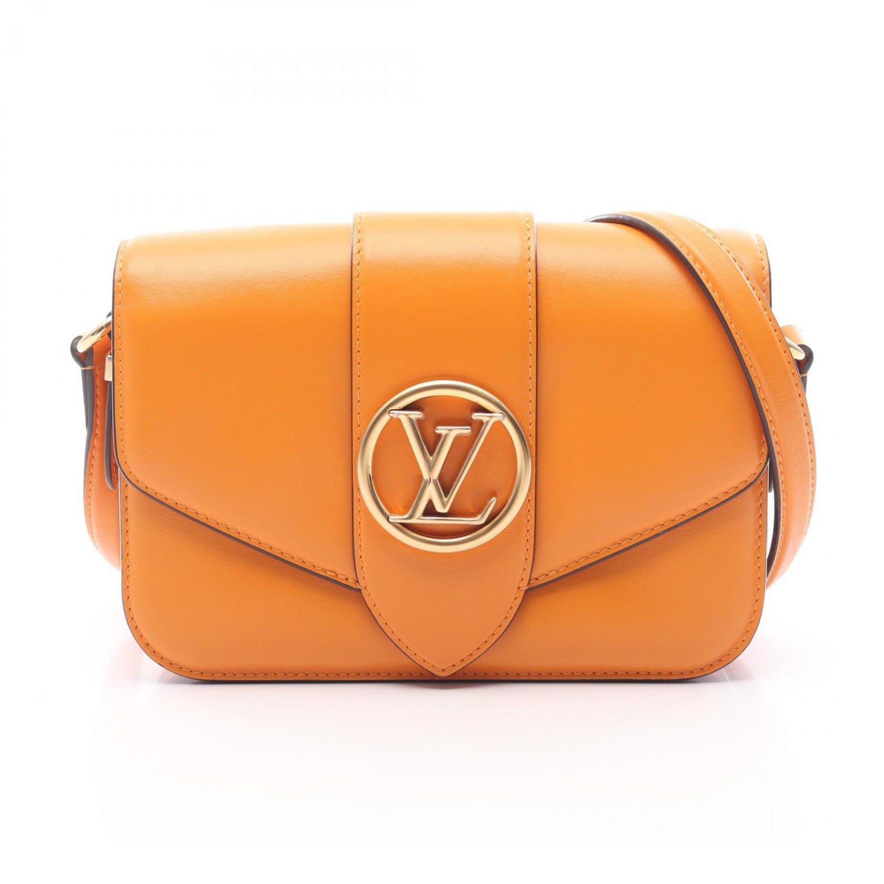Louis Vuitton LV PONT 9 Shoulder Bag in Calfskin Leather