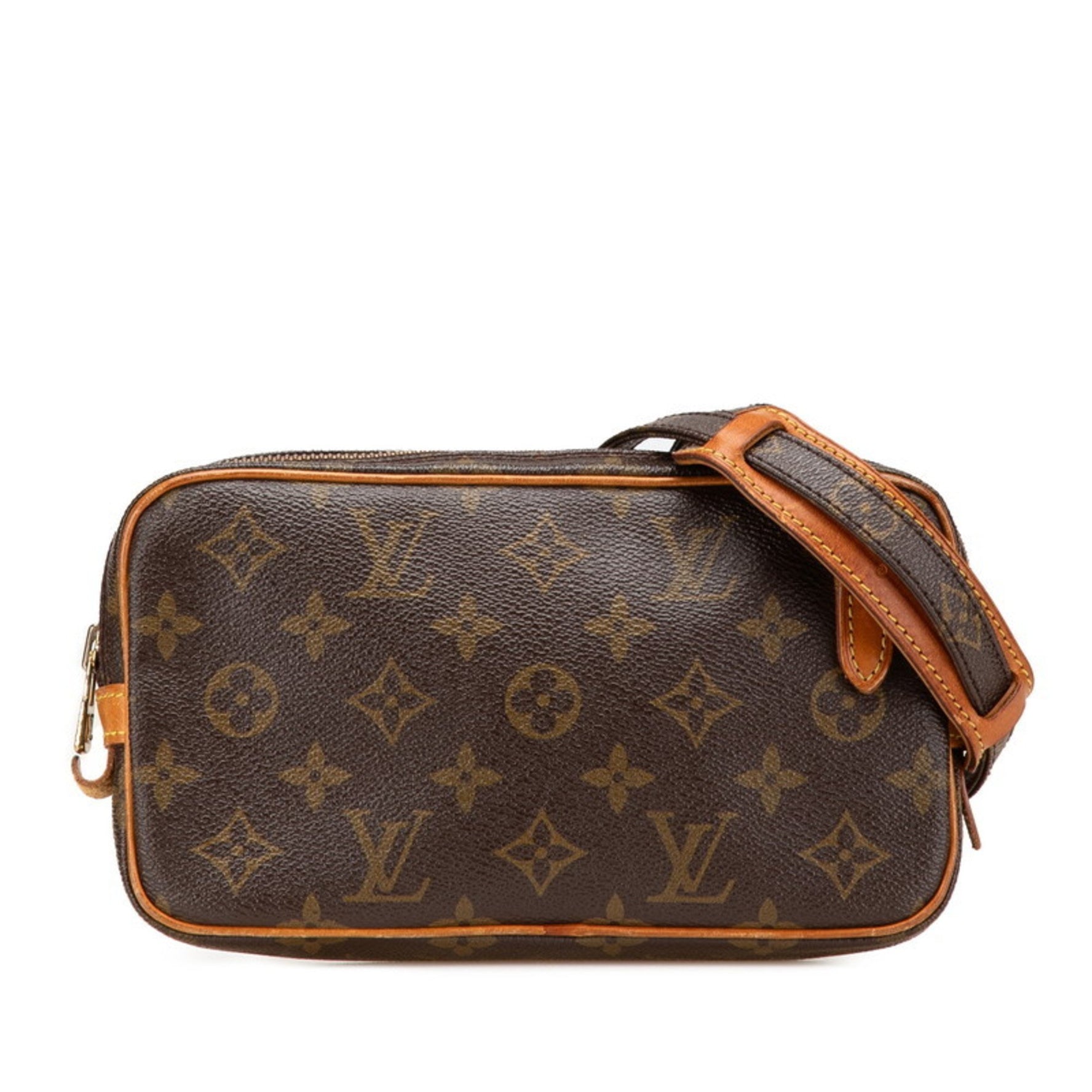 Louis Vuitton Monogram Pochette Marly Bandouliere Crossbody Shoulder Bag Leather LOUIS VUITTON