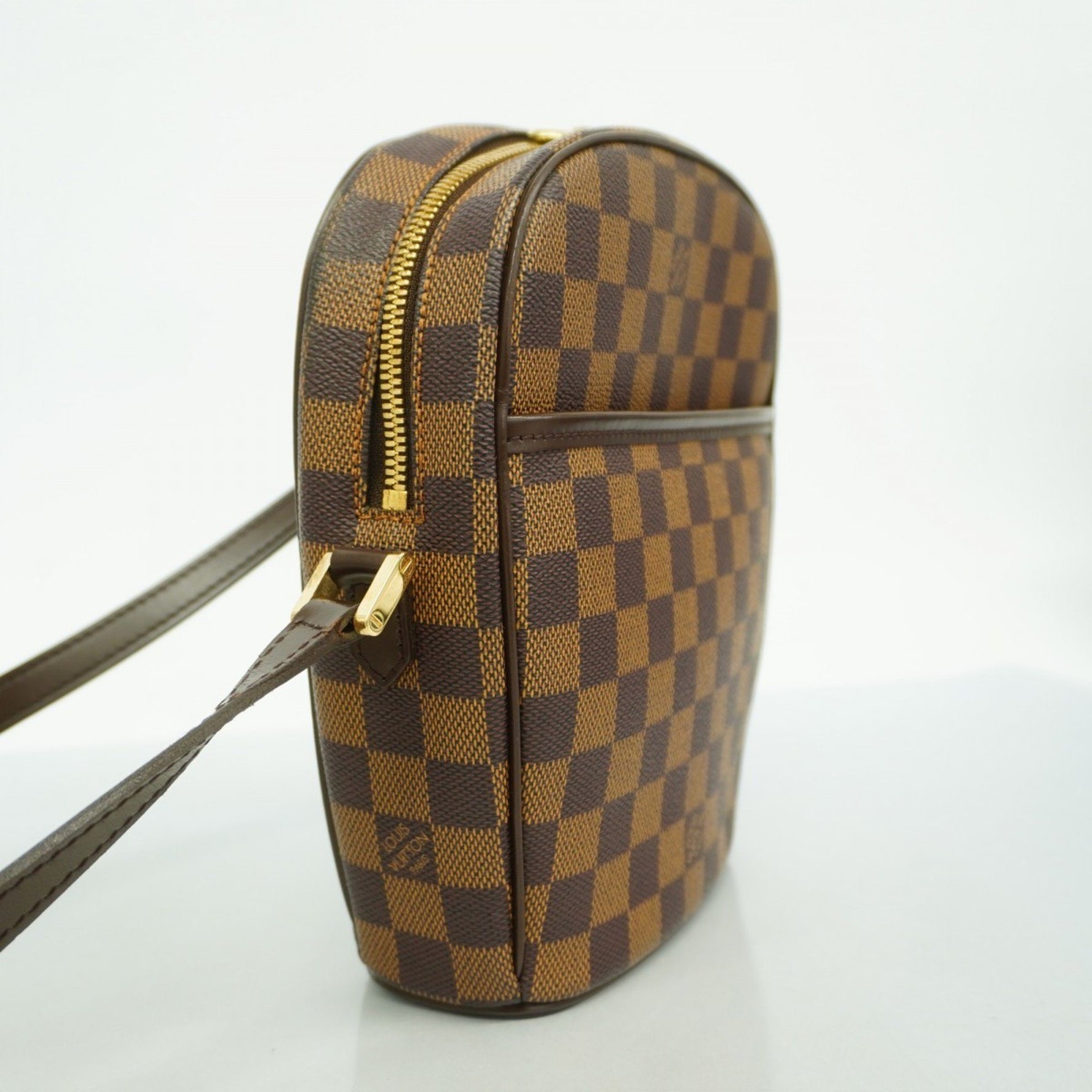 Louis Vuitton Damier Ipanema PM Shoulder Bag N51294 Ebene Women's