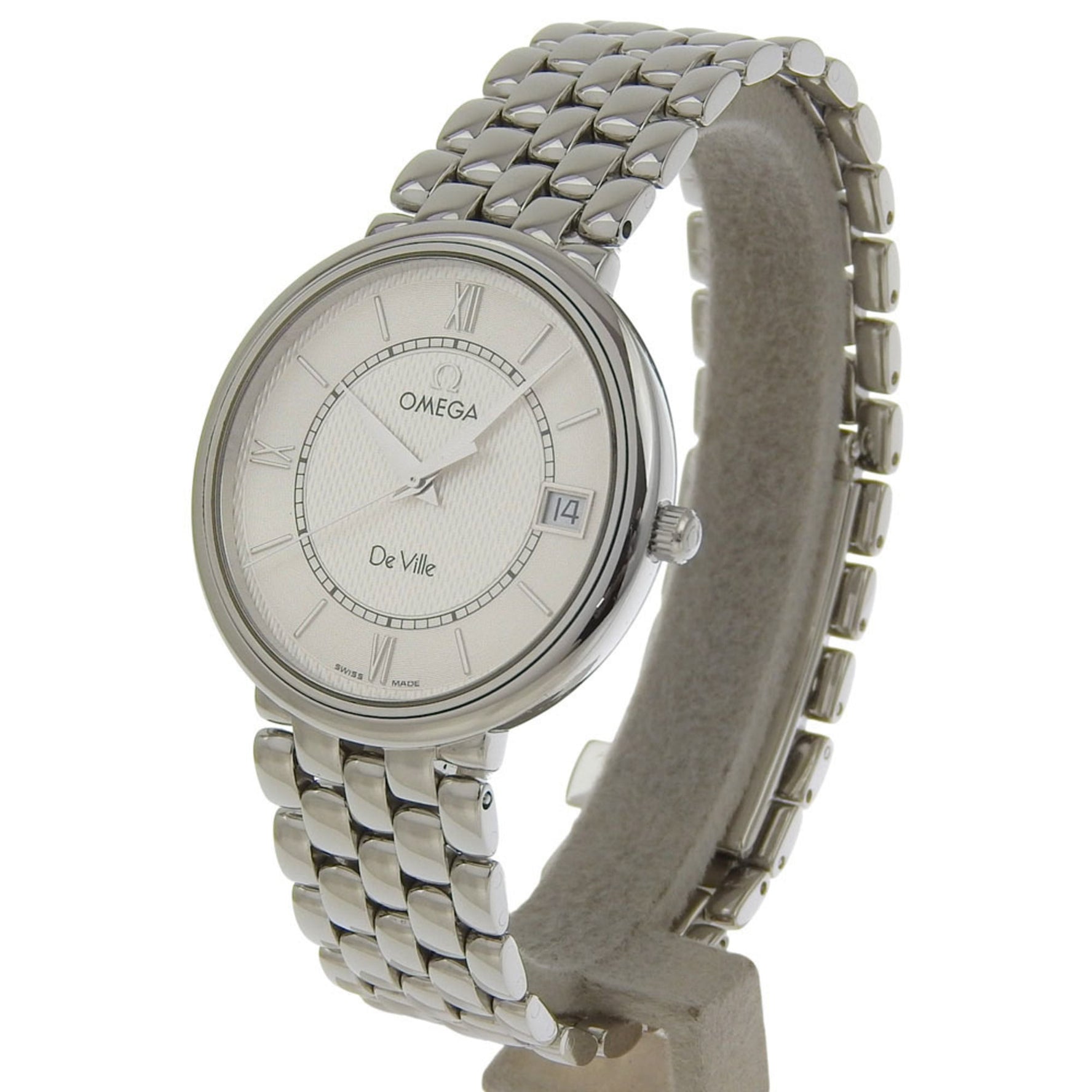 Like new OMEGA De Ville Prestige Date 7514 31 Dial Stainless Steel Quartz Watch, Approximately Battery Operated, Watch